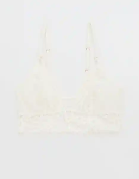 Top Bralette Aerie Blanco Talla Small American Eagle