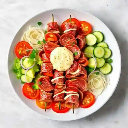 Kebab italiano mixto