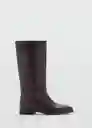 Botas Amor Chocolate Talla 39 Mujer Mango