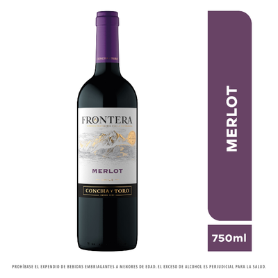 Frontera Vino Tinto Merlot Chile 750 ml