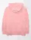 Buzo Mujer Rosado Talla MEDIUM American Eagle