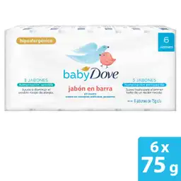 Dove Jabón Barra Humectación Enriquecida 3 X 75g + Dove Jabón Humectación Sensible 3 X 75g