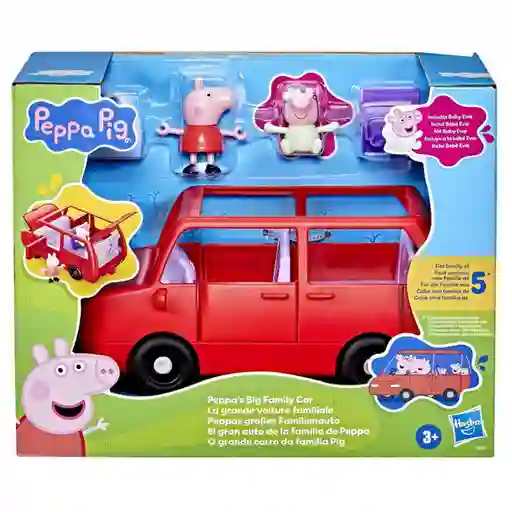 Peppa Pig Muñeca el Gran Auto de la Familia de Peppa