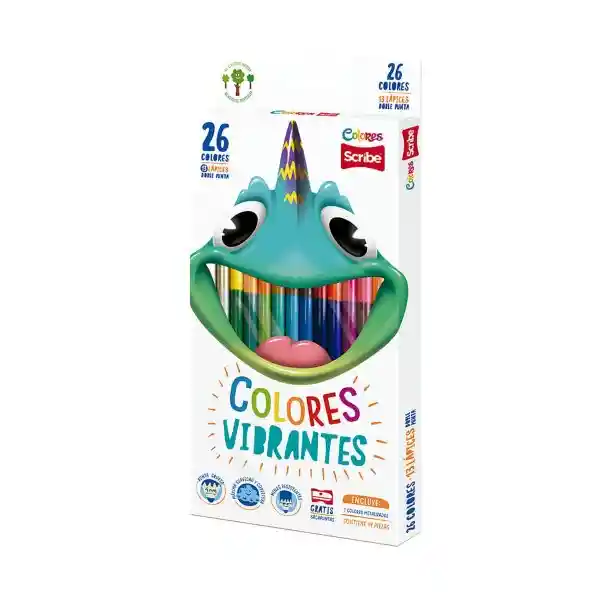 Scribe Colores Vibrantes Doble Punta