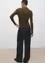 Jersey Twenties Khaki Talla XS Mujer Mango