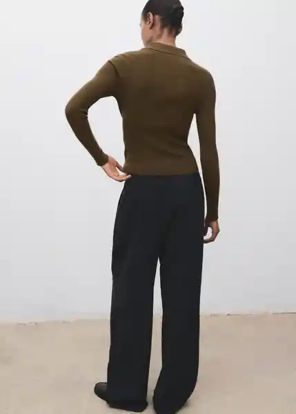 Jersey Twenties Khaki Talla XS Mujer Mango
