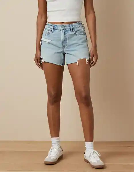 Short Mujer Azul Talla 6 American Eagle 05477898