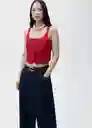 Chaleco Max Granate Talla M Mujer Mango