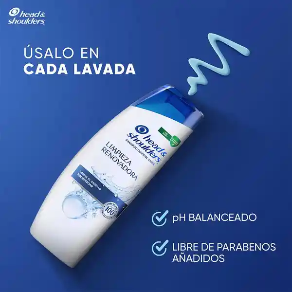 Shampoo Head Shoulders Limpieza Renovadora 650 mL