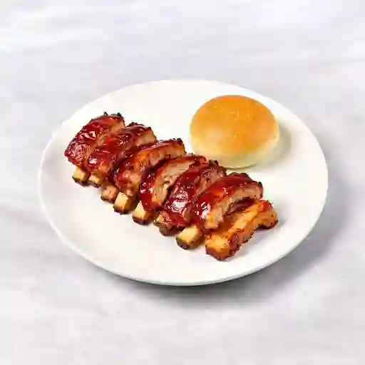 Costillas Bbq + Bollo