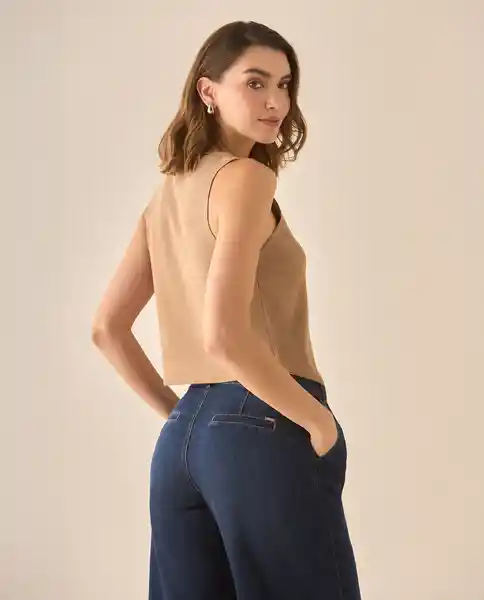 Suéter Tejido Café Mocca Medio Talla S 462G205 Esprit