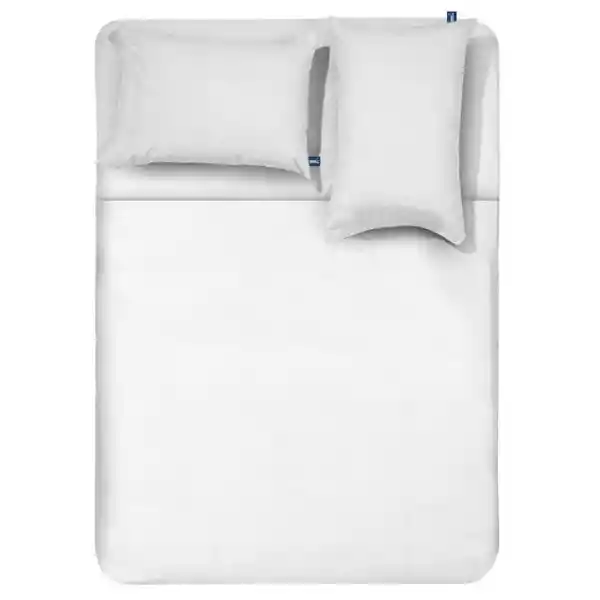 Juego Cama Extra fe Sensación Fría Extra Doble Blanco 0