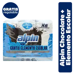 Alpina Leche Sabor Chocolate + Elemento Escolar Gratis