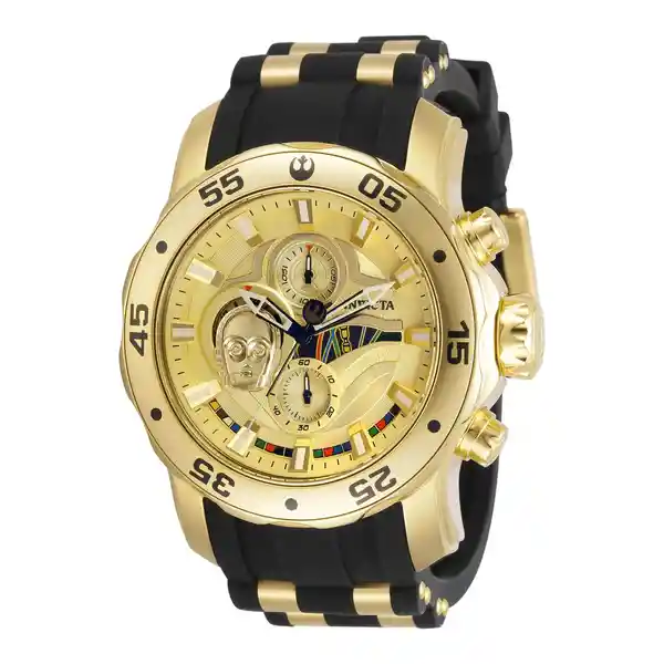 Invicta Reloj Hombre Oro Negro Inv32529