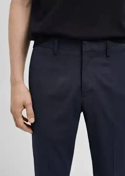 Pantalón París Indigo Talla 36 Hombre Mango