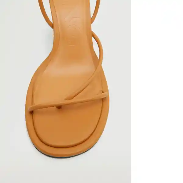 Sandalias Boulard Camel Talla 38 Mujer Mango