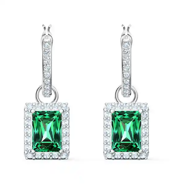 Swarovski Aretes Para Mujer Verde 5559834