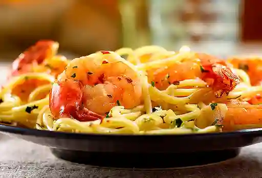 Espaguetis con Camarón