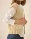 Cardigan Tejido Beige Arenilla Claro Talla LG69G200 Esprit
