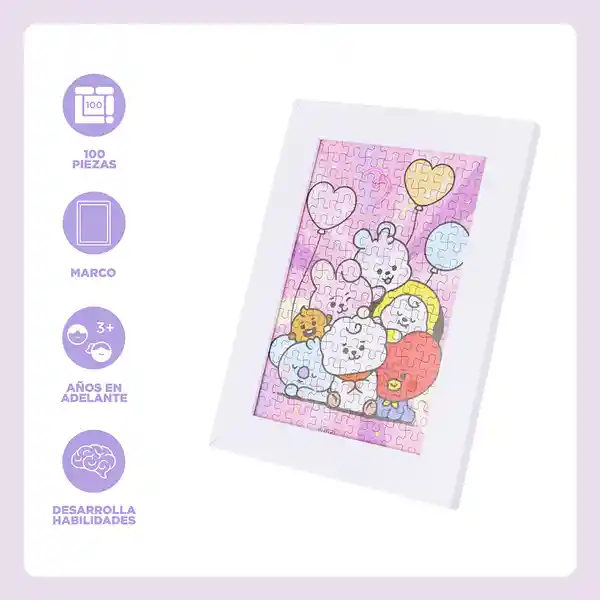 Rompecabezas Enmarcado de Serie Bt21 Miniso