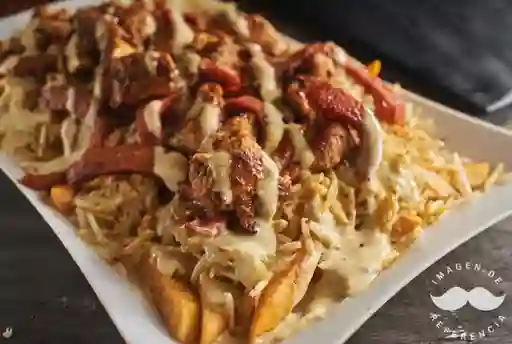 Patacón Pollo Champiñón