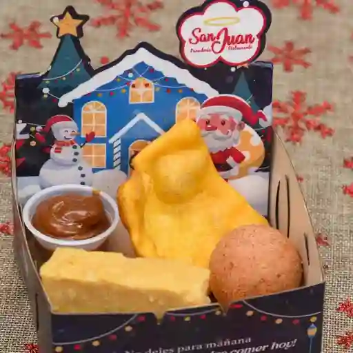 Plato navideño 2 x 4 unidades