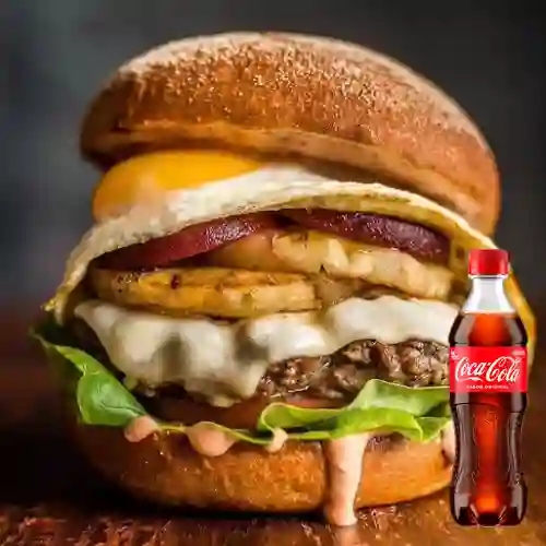 Combo Hamburguesa Ranch Burger +Cocacola Orig 400ml