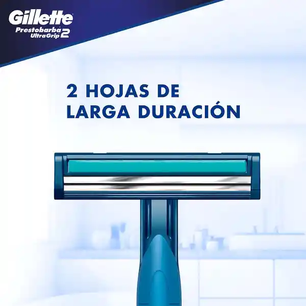 Gillette Máquina para Afeitar Prestobarba2 UltraGrip