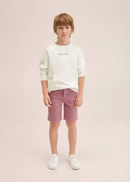 Sudadera Strong Offwhite Talla 12 Niños Mango