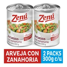 Zenú Arvejas con Zanahoria