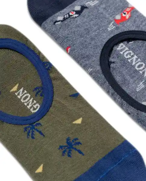 Pack Medias Invisible C. Masculino T. 10-12 Sur999997 Chevignon