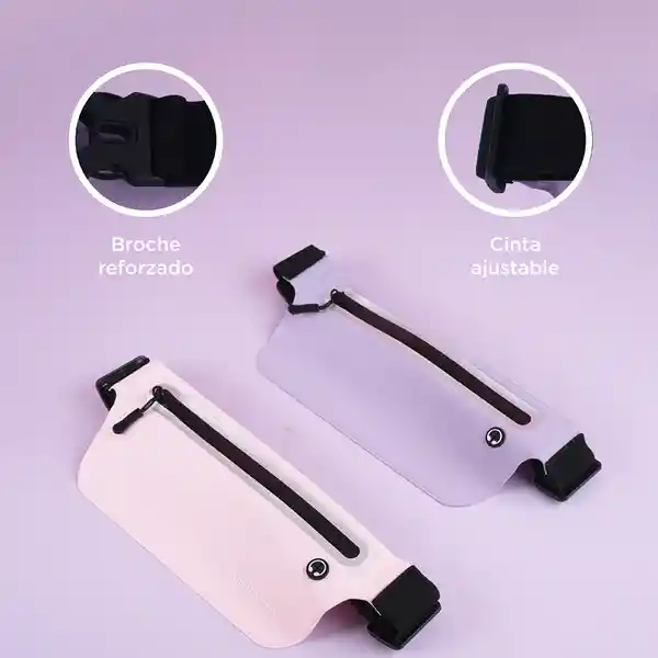 Cangurera Deportiva Púrpura Serie Miniso