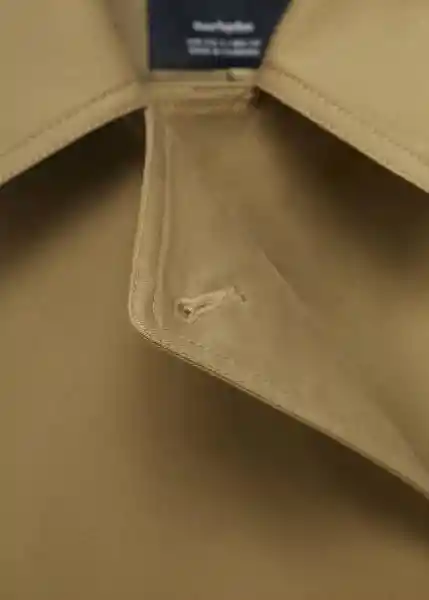 Abrigo Trench Angela Khaki Talla S Mujer Mango