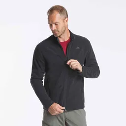 Quechua Saco Polar de Senderismo Para Hombre Negro Talla XXL