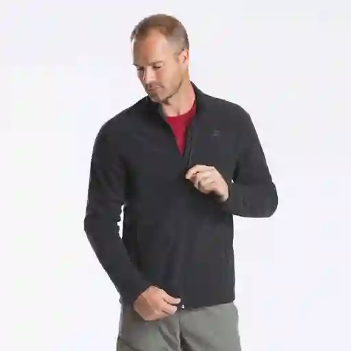 Quechua Saco Polar de Senderismo Para Hombre Negro Talla XXL