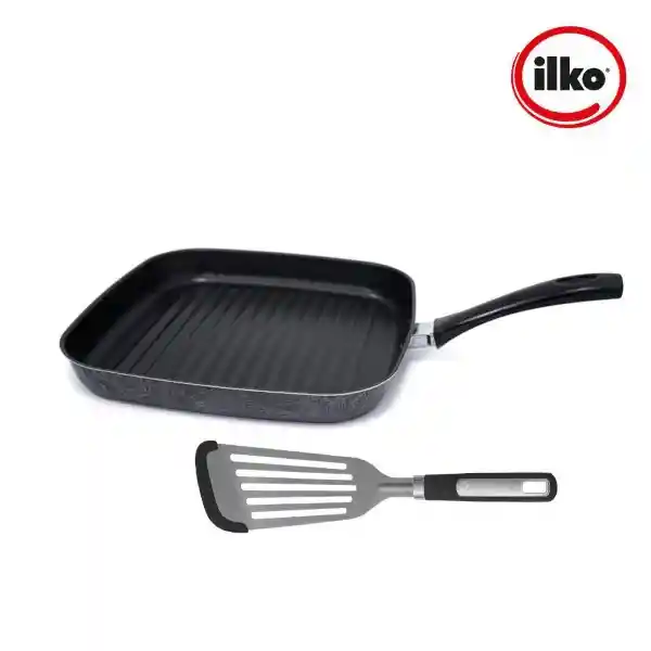 Ilko Plancha Marble Black + Utensilio 1636332