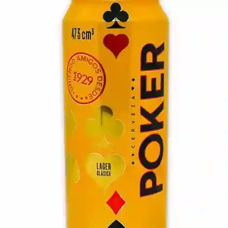 Lata poker 473ml
