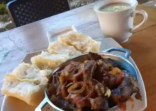 Hígado en Bistec