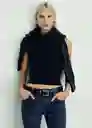 Jean Sienna Tejano Oscuro Talla 46 Mujer Mango