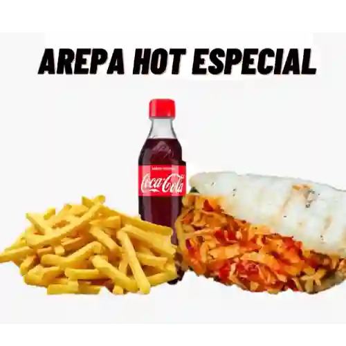 Arepa Hot Especial en Combo