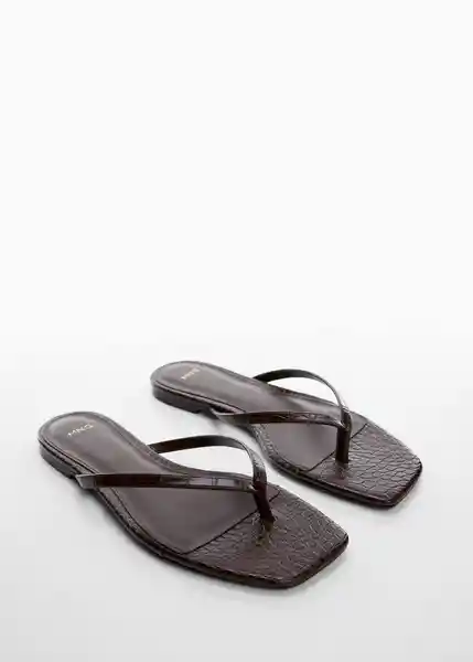 Sandalias Tutti Chocolate Talla 37 Mujer Mango