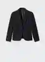 Blazer Americana Paloma Negro Talla 36 Mujer Mango