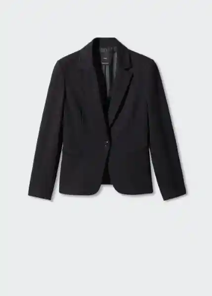 Blazer Americana Paloma Negro Talla 36 Mujer Mango