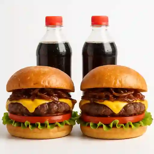 Hamburguesa 2 X 1 Combo