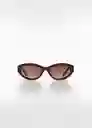 Gafas de Sol Marina Marrón Talla 99 Mujer Mango