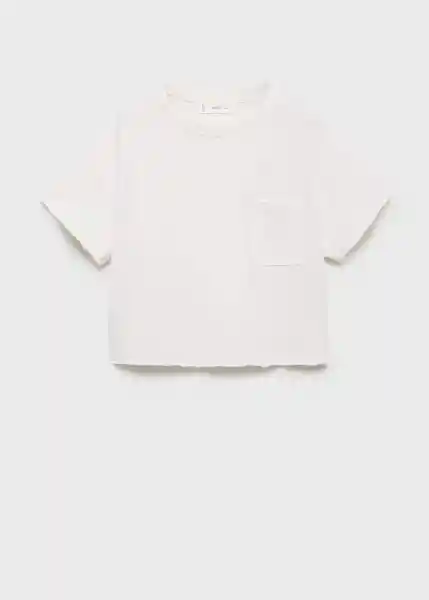 Camiseta Edge Offwhite Talla 06 Niñas Mango
