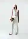 Tejido Mujer Crudo Puro Claro Talla M 483G066 Naf Naf