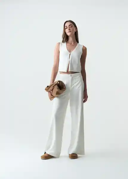 Tejido Mujer Crudo Puro Claro Talla M 483G066 Naf Naf