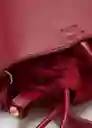 Bolso P Meti Burdeos Talla 99 Mujer Mango