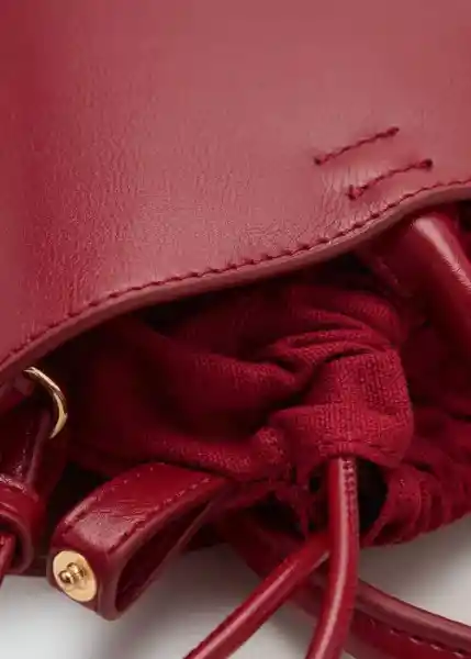 Bolso P Meti Burdeos Talla 99 Mujer Mango
